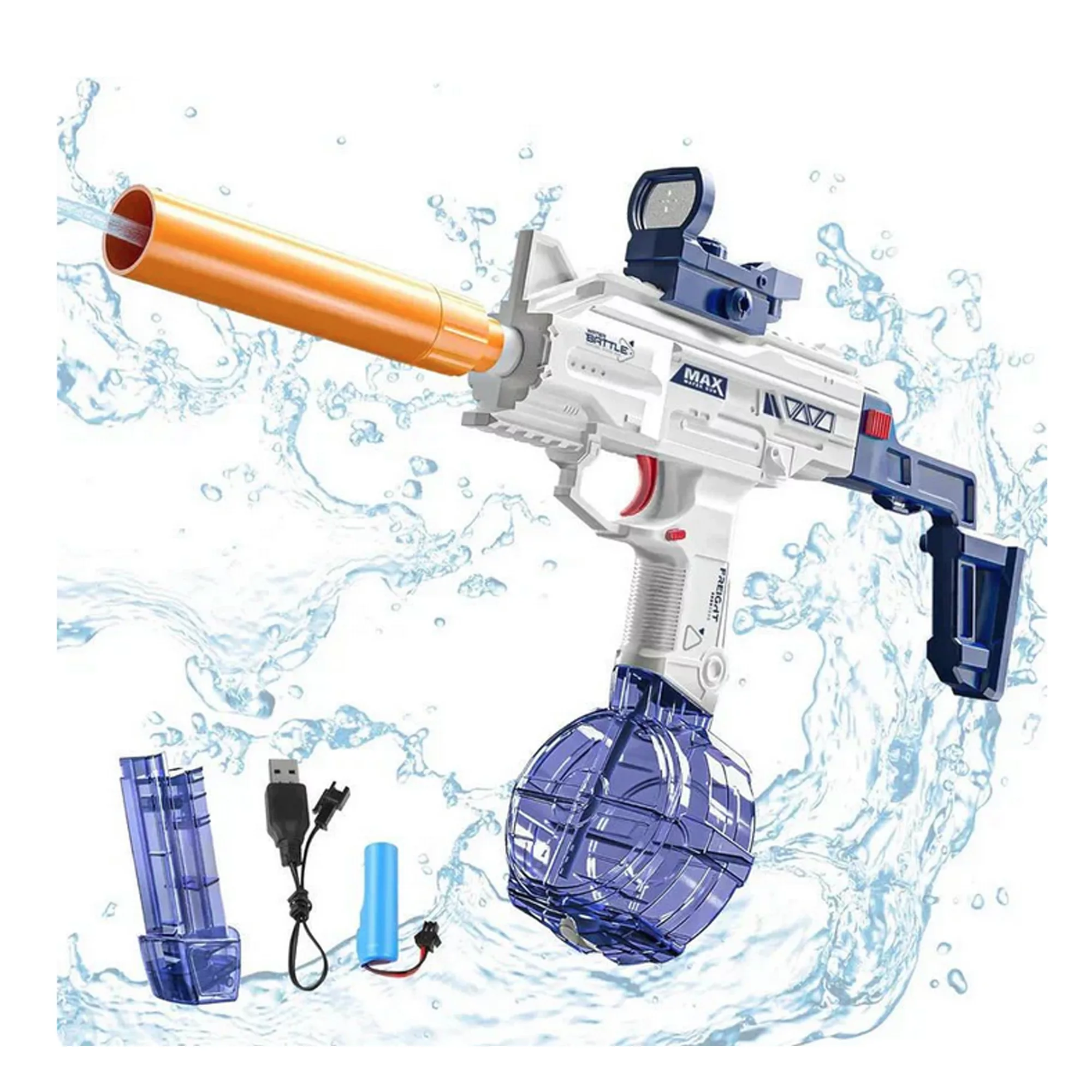 تفنگ آب پاش مدل UZI-SMG کد 587