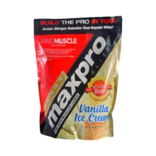 پودر مکس پرو الیت بستنی وانیلی  مکس ماسل – 1816 گرم