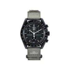 ساعت مچی عقربه‌ای مکانیکی مدل Swatch x Omega Bioceramic Moonswatch Mission to the Sun