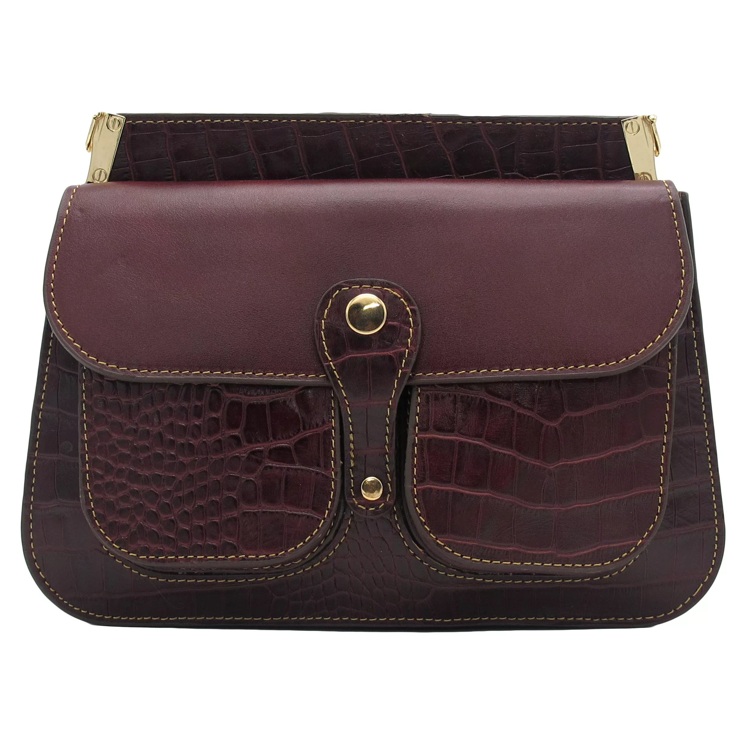 کیف رودوشی زنانه مدل چرم طبیعی کد MRS116C