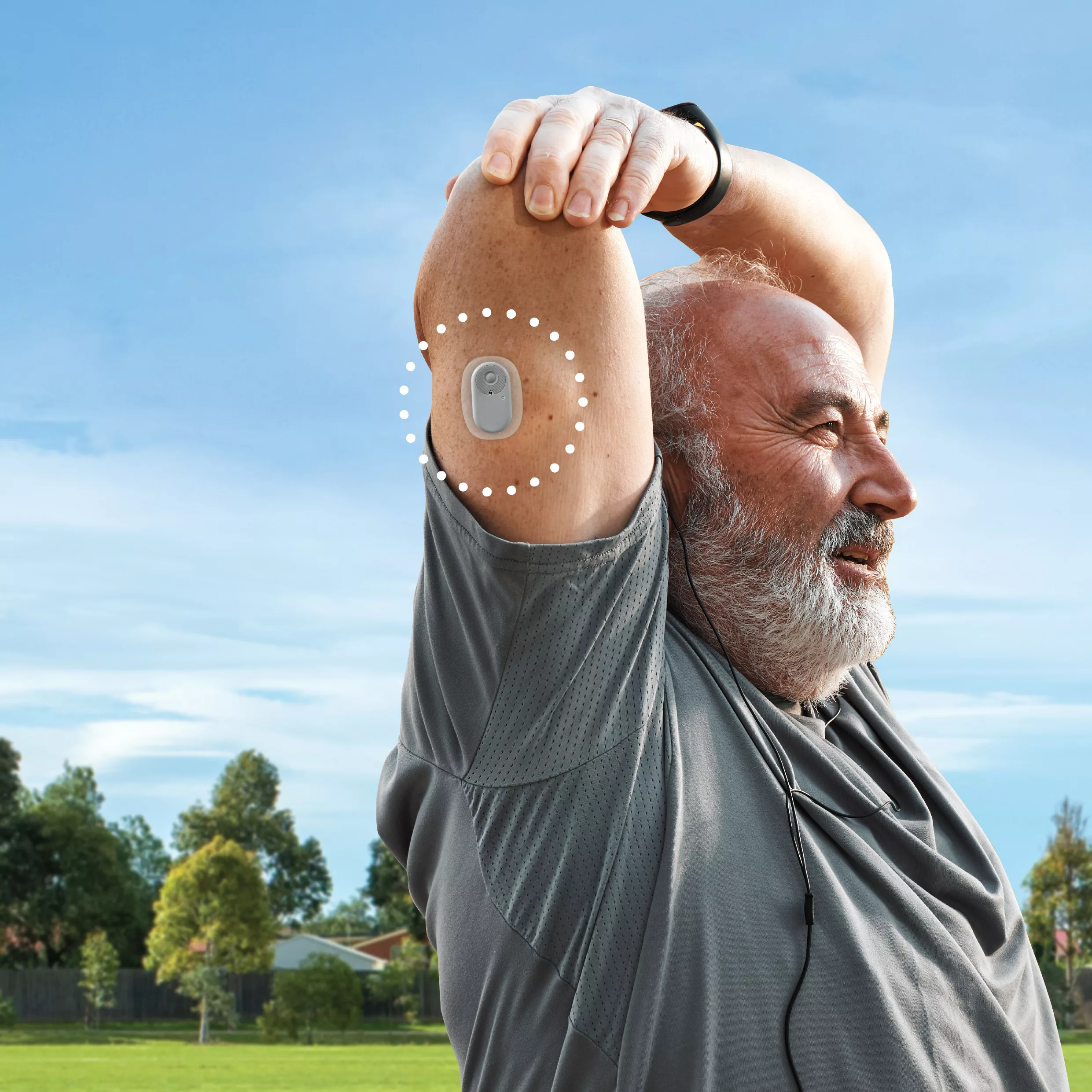 سنسور پایش مداوم اندازه گیری قند خون مدل caresens Air