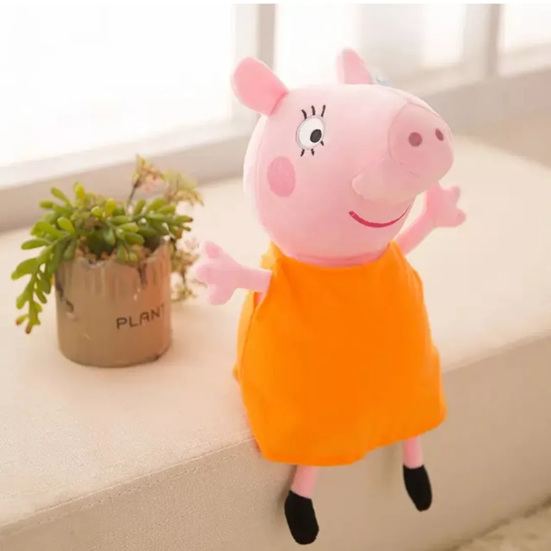 عروسک مدل پپاپیگ طرح peppa Family ارتفاع 50 سانتی متر بسته 4 عددی