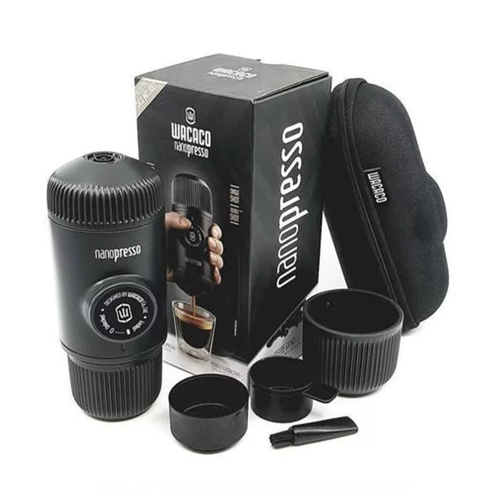 اسپرسوساز سفری واکاکو مدل Nanopresso  به همراه کیف حمل