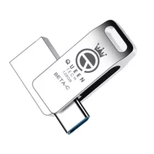 فلش مموری کوئین تک مدل DUAL DRIVE USB 3.0 TYPE CBETA-C ظرفیت 128گیگابایت