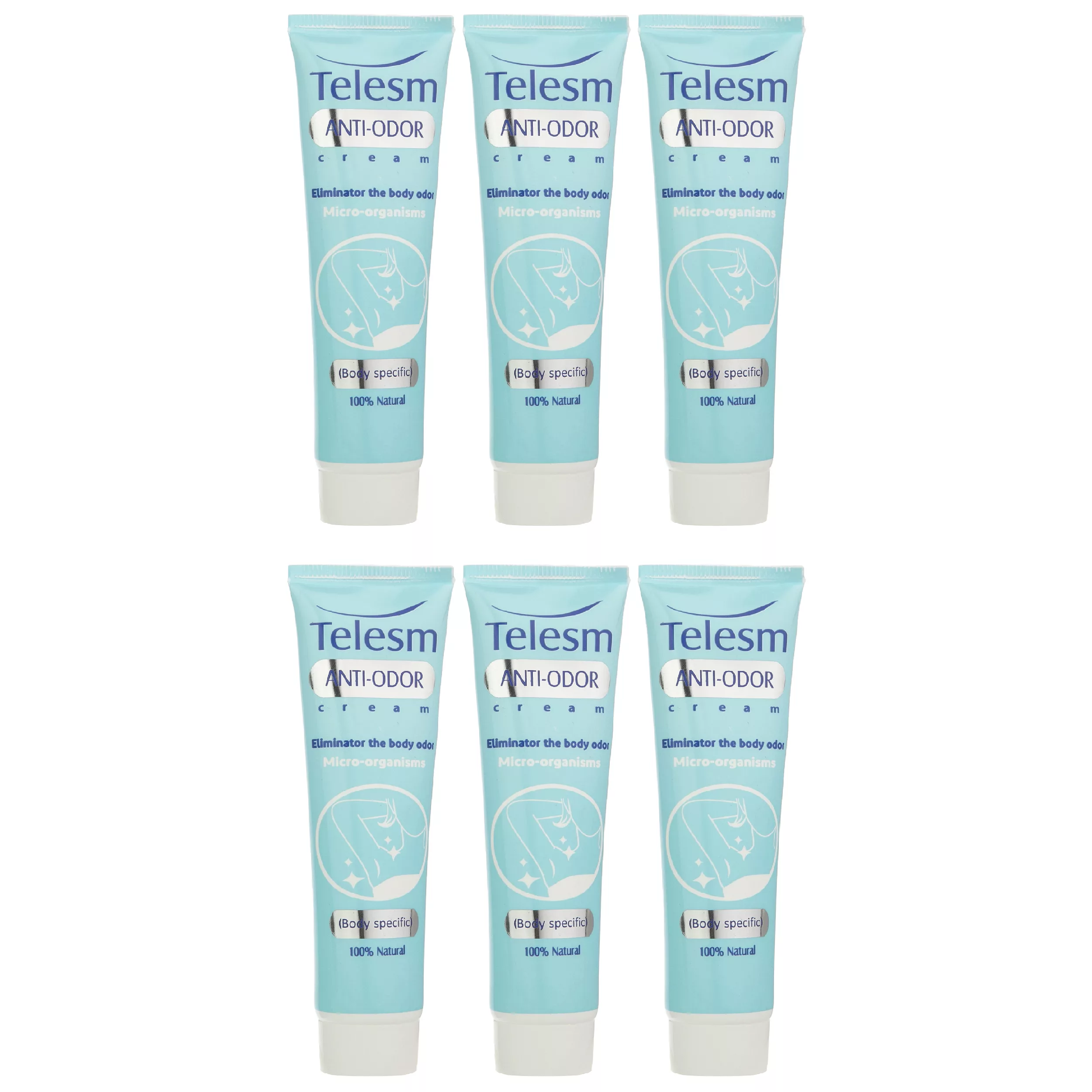 کرم ضد تعریق طلسم مدل 06 حجم 40 میلی لیتر مجموعه 6 عددی