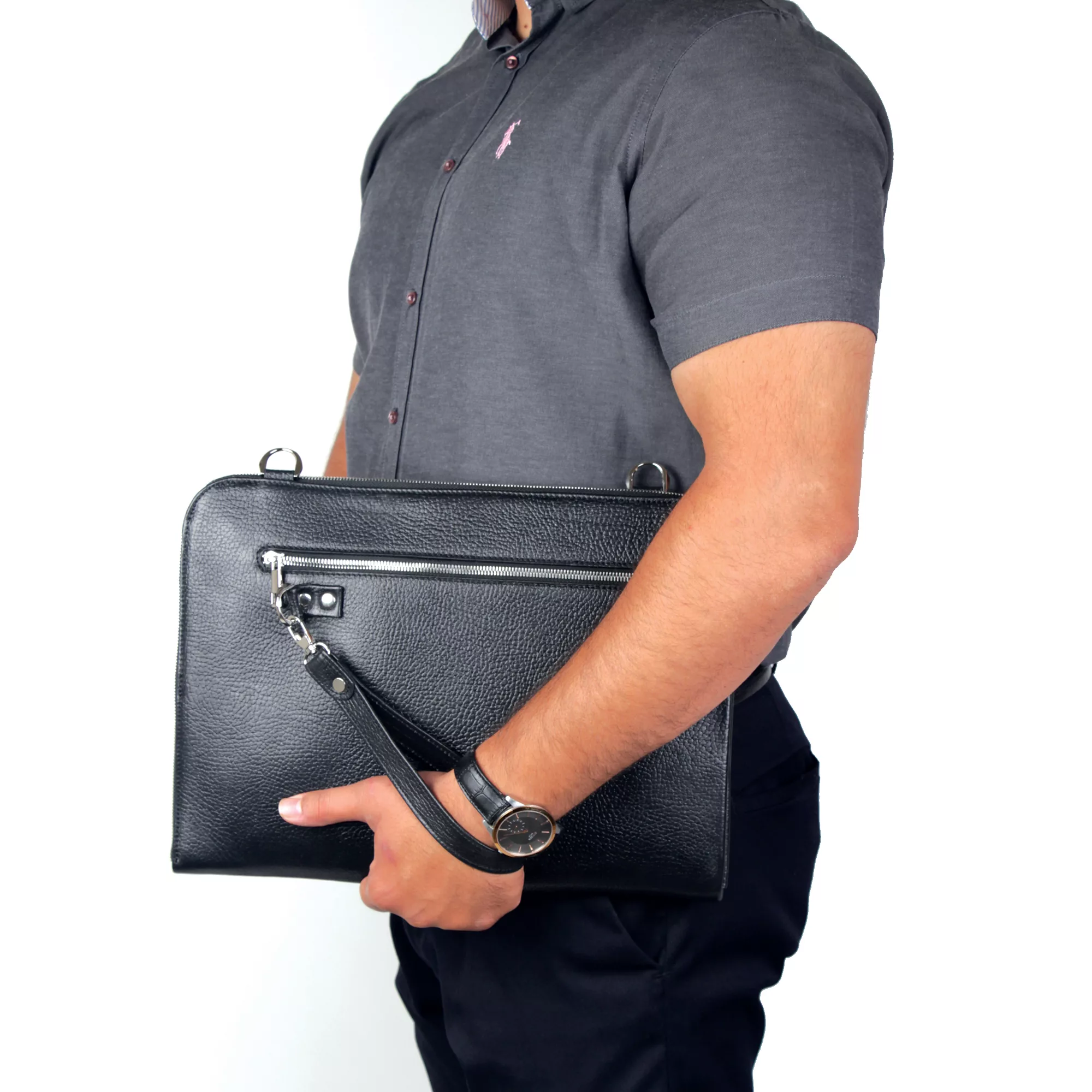 کیف دستی چرم بارز مدل DF39.1