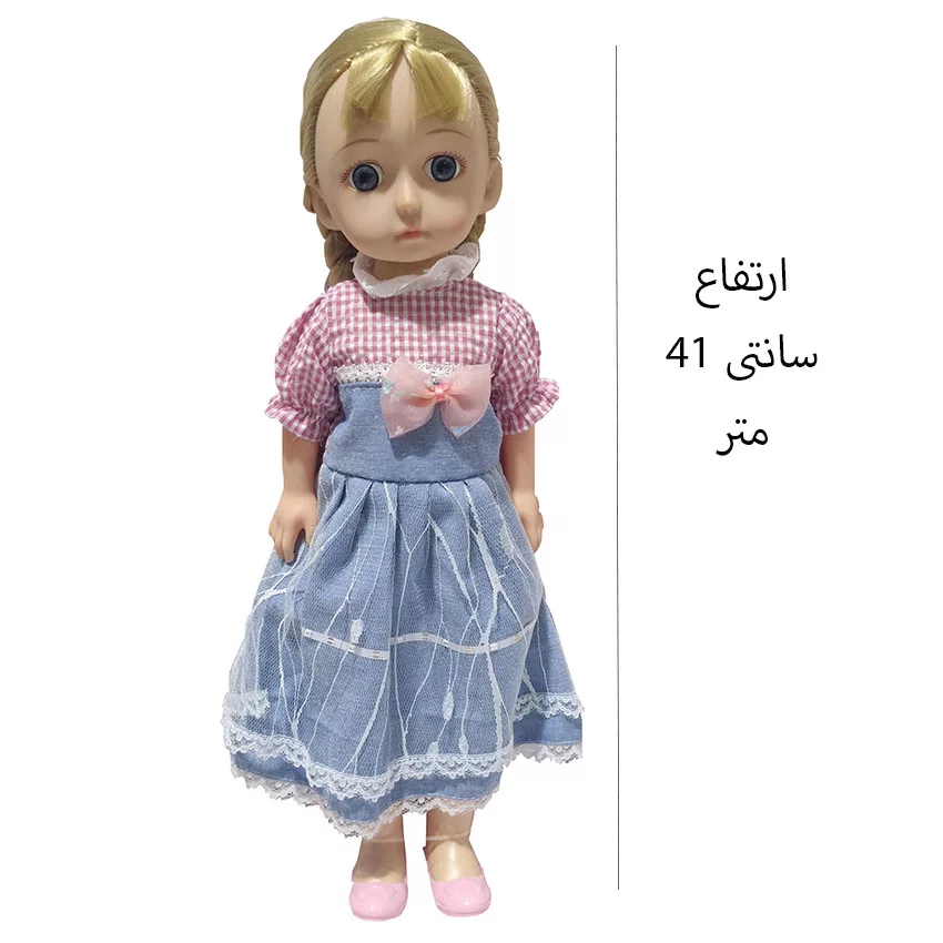 عروسک سوییت بیبی مدل دختر مزرعه طرح DOll world ارتفاع 41 سانتیمتر
