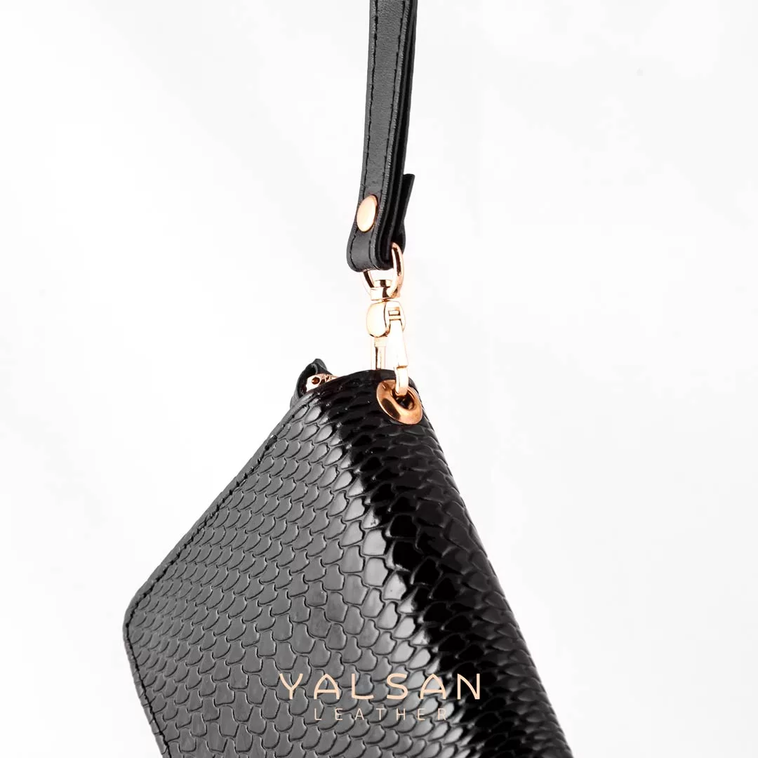 کیف پول چرم یلسان مدل غزال کد MRV-051-msk