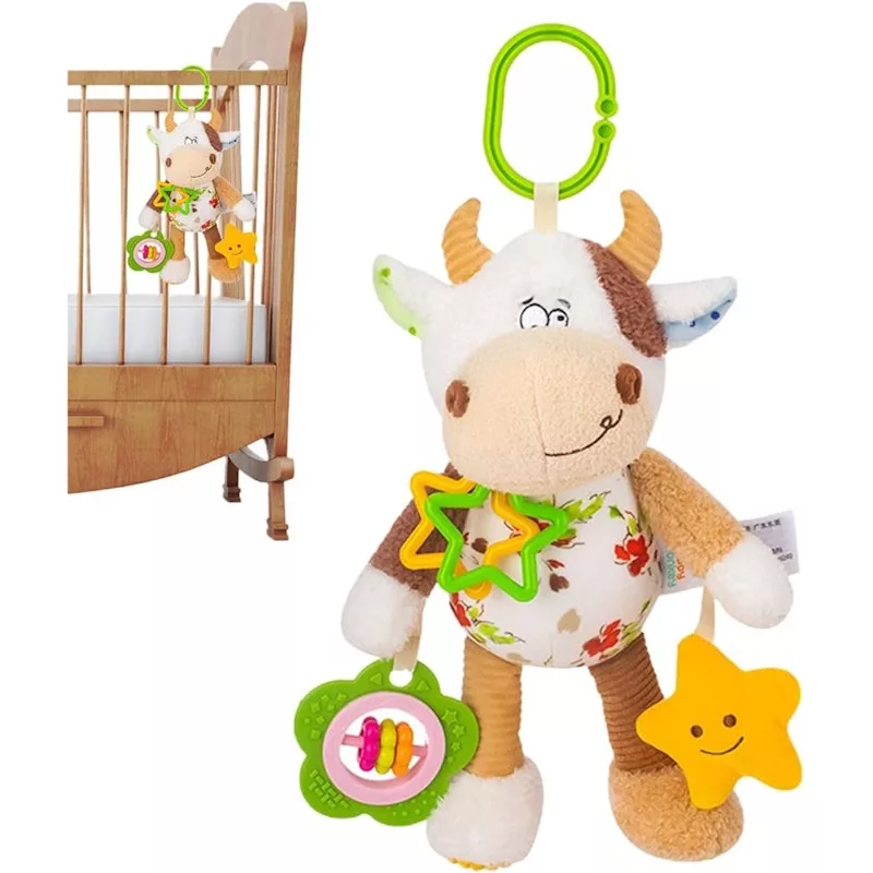 جغجغه هپی مانکی طرح گاو کد TMH168278-6A