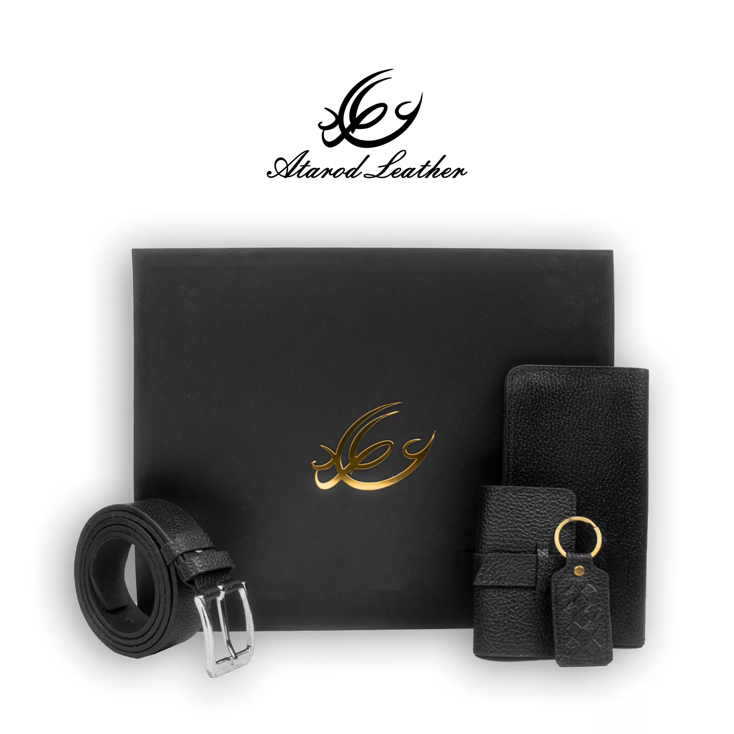 ست هدیه چرم عطارد مدل چرم طبیعی کد A80