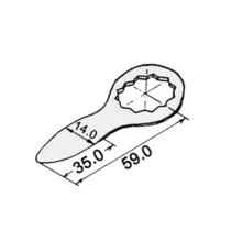 تیغه ابزار همه کاره فاین مدل 073 بسته 2 عددی