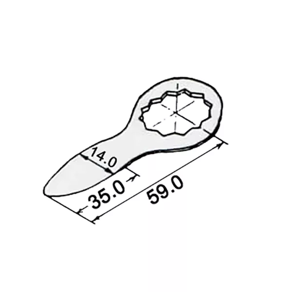 تیغه ابزار همه کاره فاین مدل 073 بسته 2 عددی
