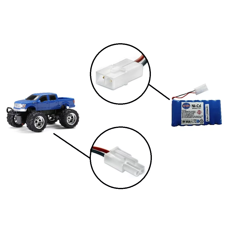 باتری ماشین کنترلی مدل RCT-8.4v-1100-SM به همراه سوکت TAMYA دوپین
