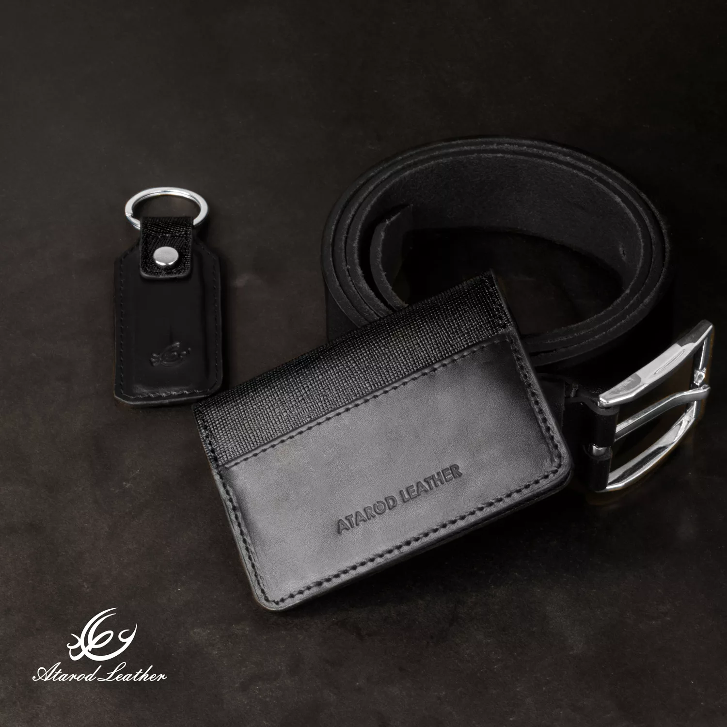 ست هدیه چرم عطارد مدل چرم طبیعی کد A72