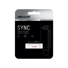 فلش مموری USB 3.2 هایک سمی مدل E327C SYNC USB3 ظرفیت 64 گیگابایت