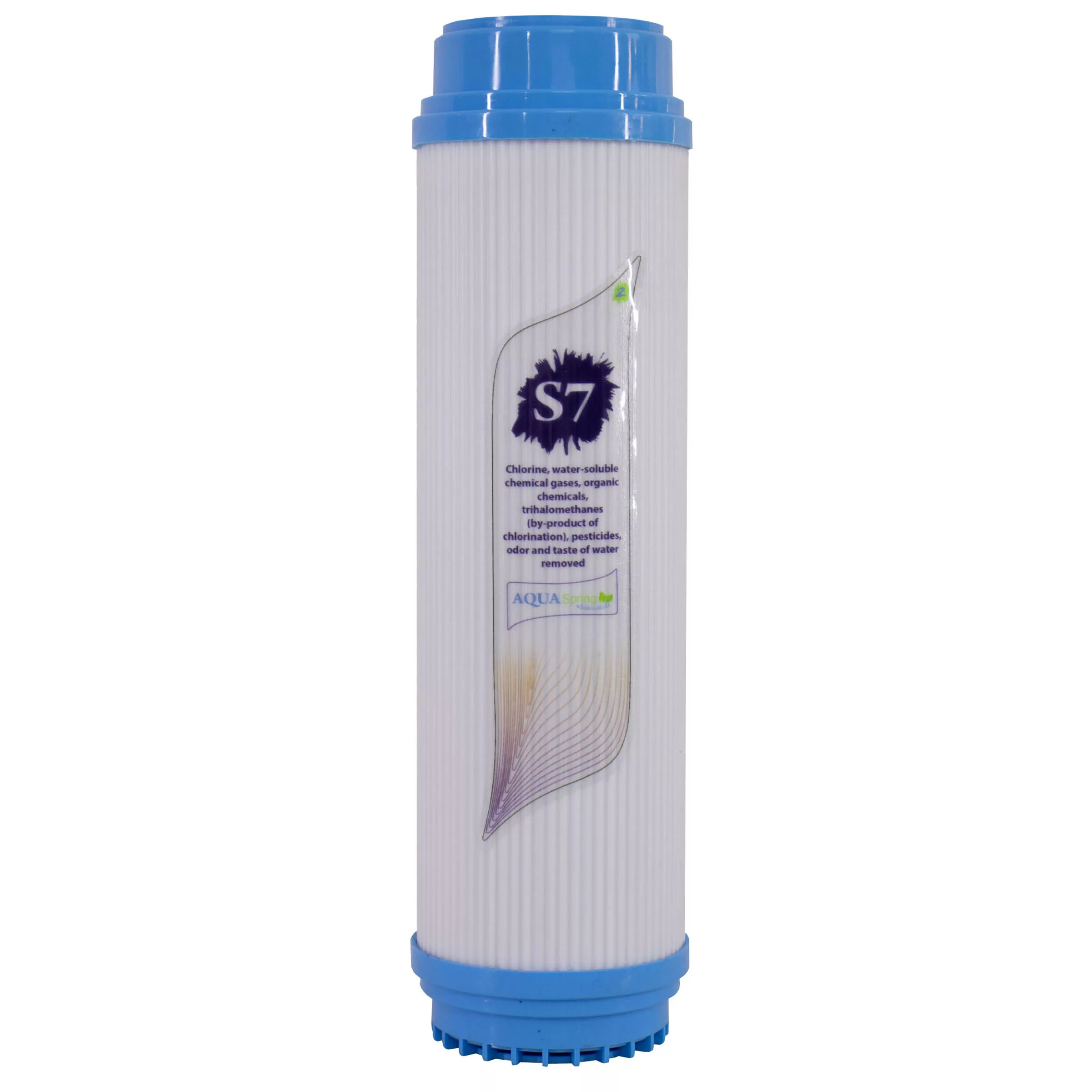 فیلتر دستگاه تصفیه آب آکوآ اسپرینگ مدل F-S7-B9A مجموعه 8 عددی به همراه رسوبگیر اسکالکس پلاس