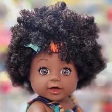 عروسک مدل دختر سیاه پوست طرح May May کد 01 ارتفاع 43 سانتی متر