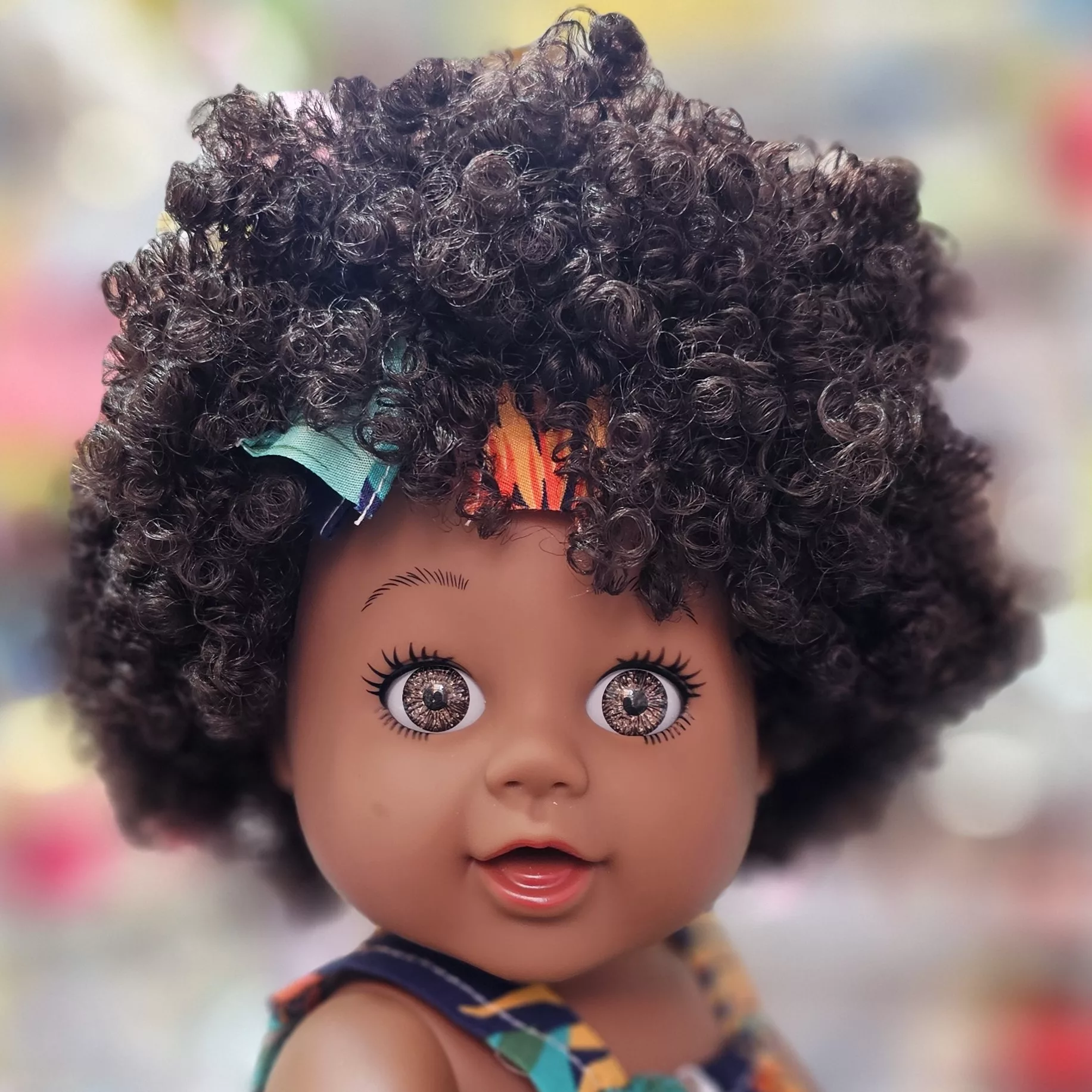 عروسک مدل دختر سیاه پوست طرح May May کد 01 ارتفاع 43 سانتی متر