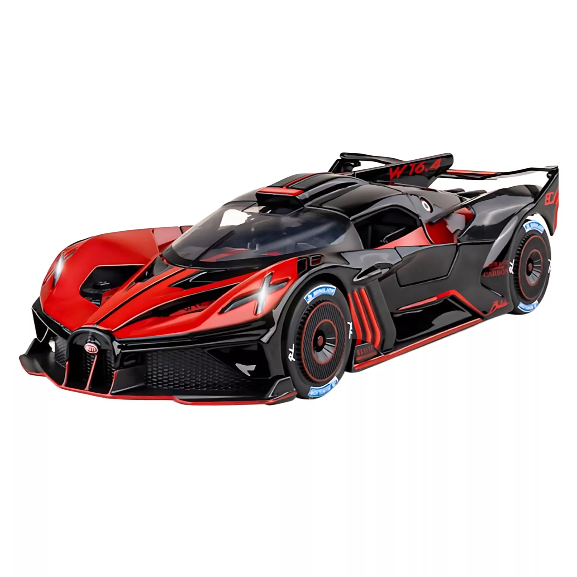 ماکت ماشین ناب سل مدل بوگاتی بولاید فلزی دودزا طرح BUGATTI BOLIDE 1:24