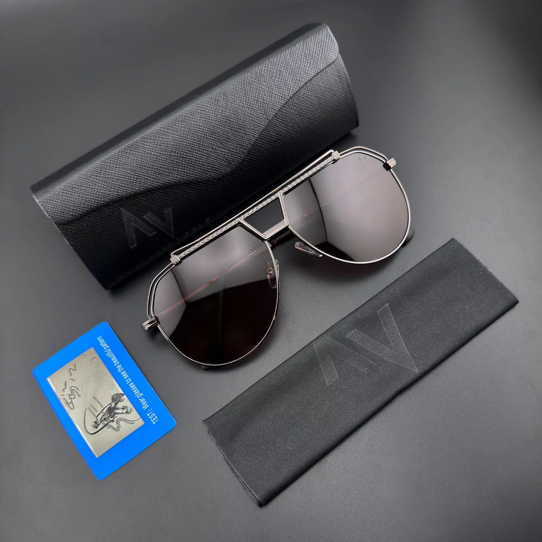 عینک آفتابی خلبانی آلبرت وگ مدل JS8533C49-P144 Polarized Avantgarde Visionary
