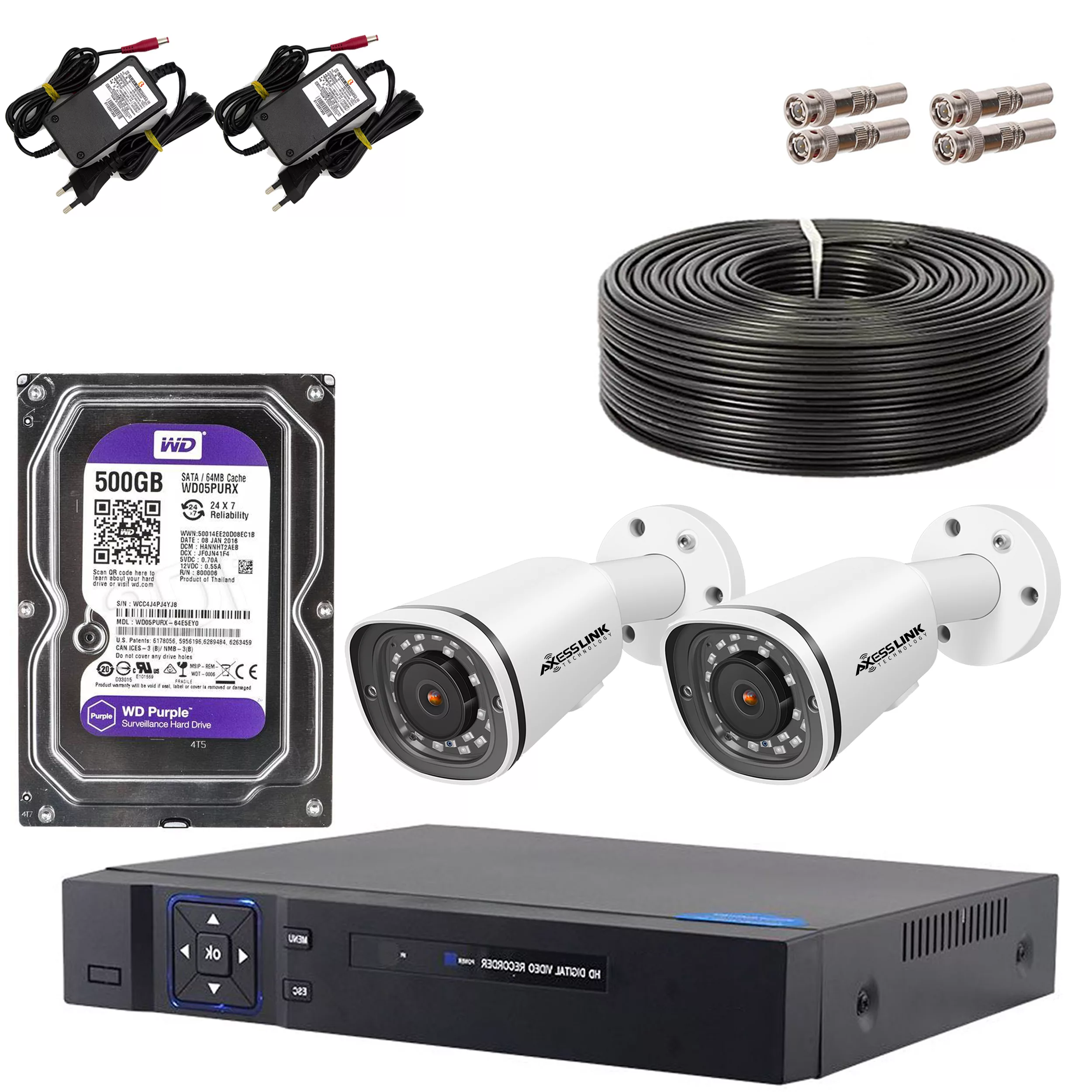 سیستم امنیتی مدل FULL HD KIT 002 - AXESSLINK