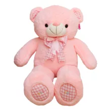 عروسک طرح خرس پاپیون دار مدل 768 ارتفاع 100 سانتی‌متر