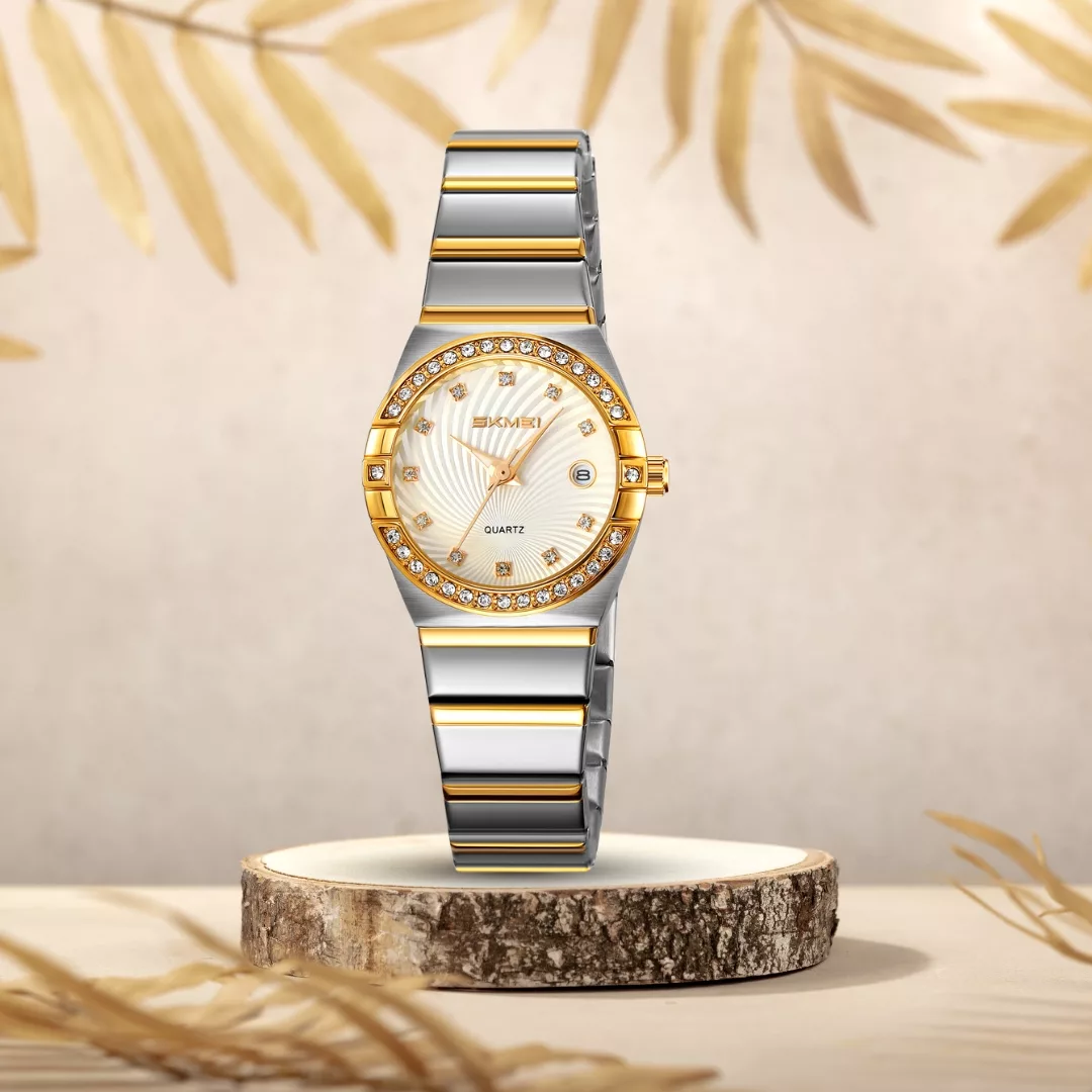 ساعت مچی عقربه ای زنانه اسکمی مدل 2342TGD-Verganti به همراه دستبند