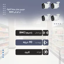 دوربین مدار بسته آنالوگ ان آی کی مدل B600 بسته 4 عددی