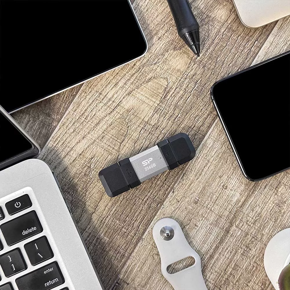 فلش مموری USB 3.2 سیلیکون پاور مدل C51 ظرفیت 256 گیگابایت