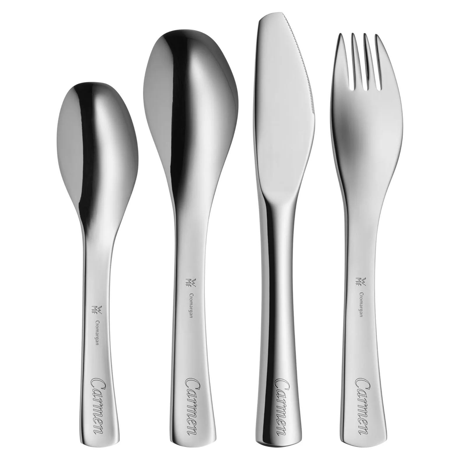 ست قاشق و چنگال و کارد کودک دبلیو ام اف مدل Janosch مجموعه 4 عددی