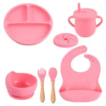 ست 8 تکه ظرف غذای کودک مدل 8000