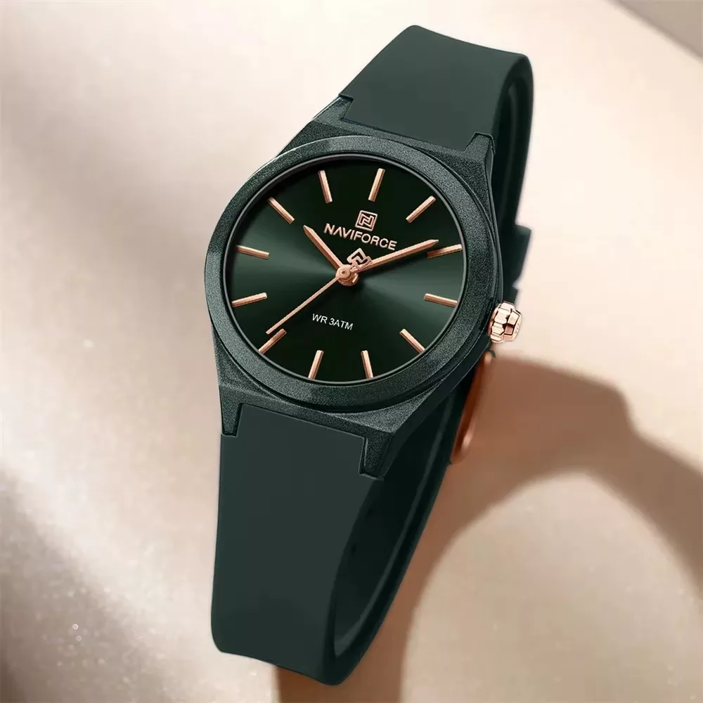 ساعت مچی عقربهای کوارتز زنانه نیوی فورس مدل NF5056GNGN