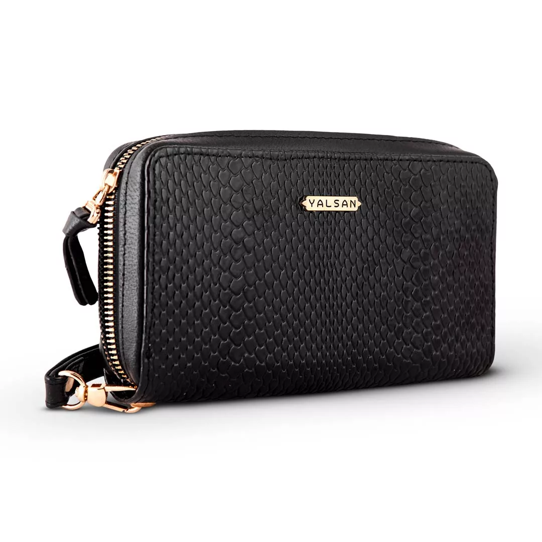 کیف پول چرم یلسان مدل غزال کد MRV-051-msk