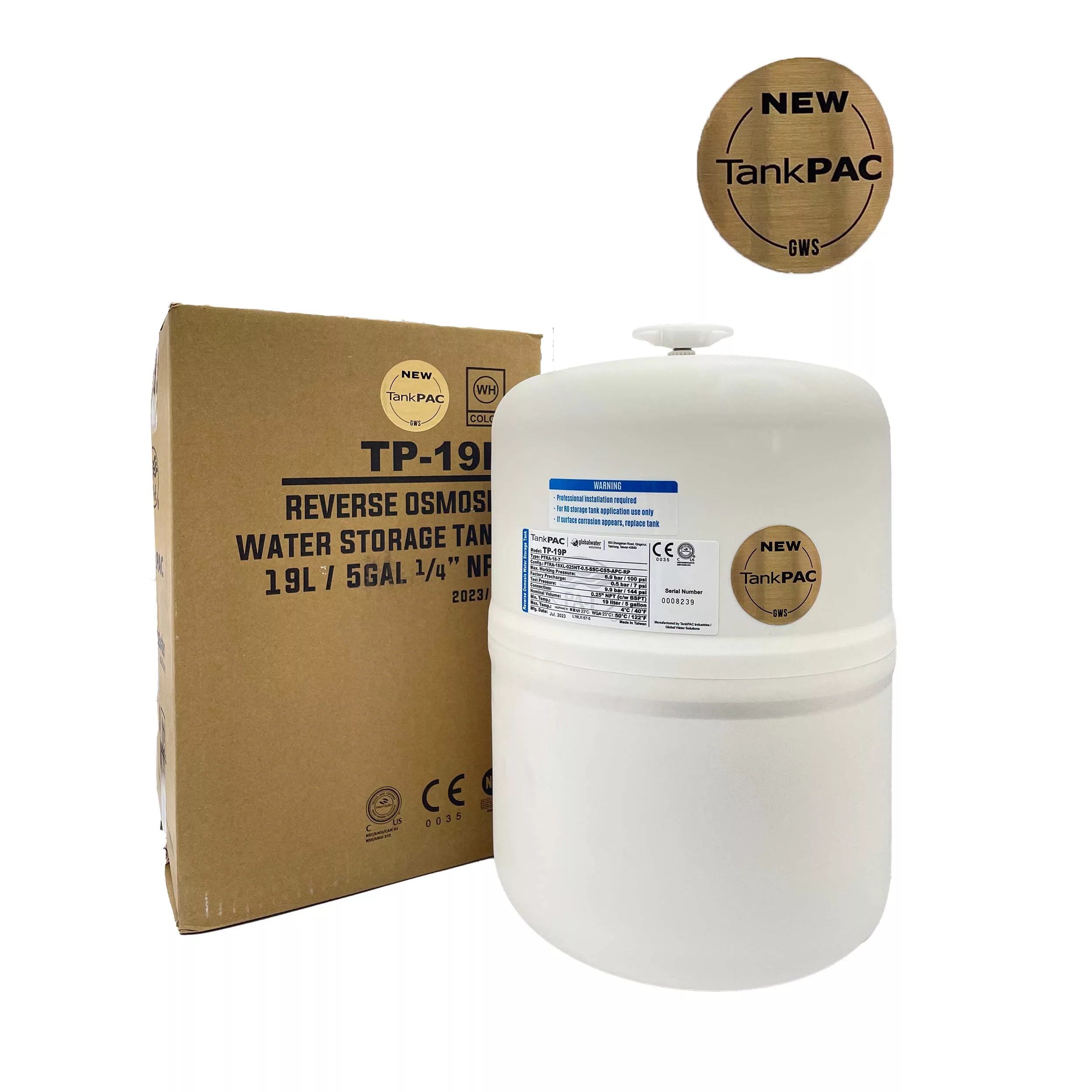 مخزن دستگاه تصفیه آب تانک پک مدل NEW