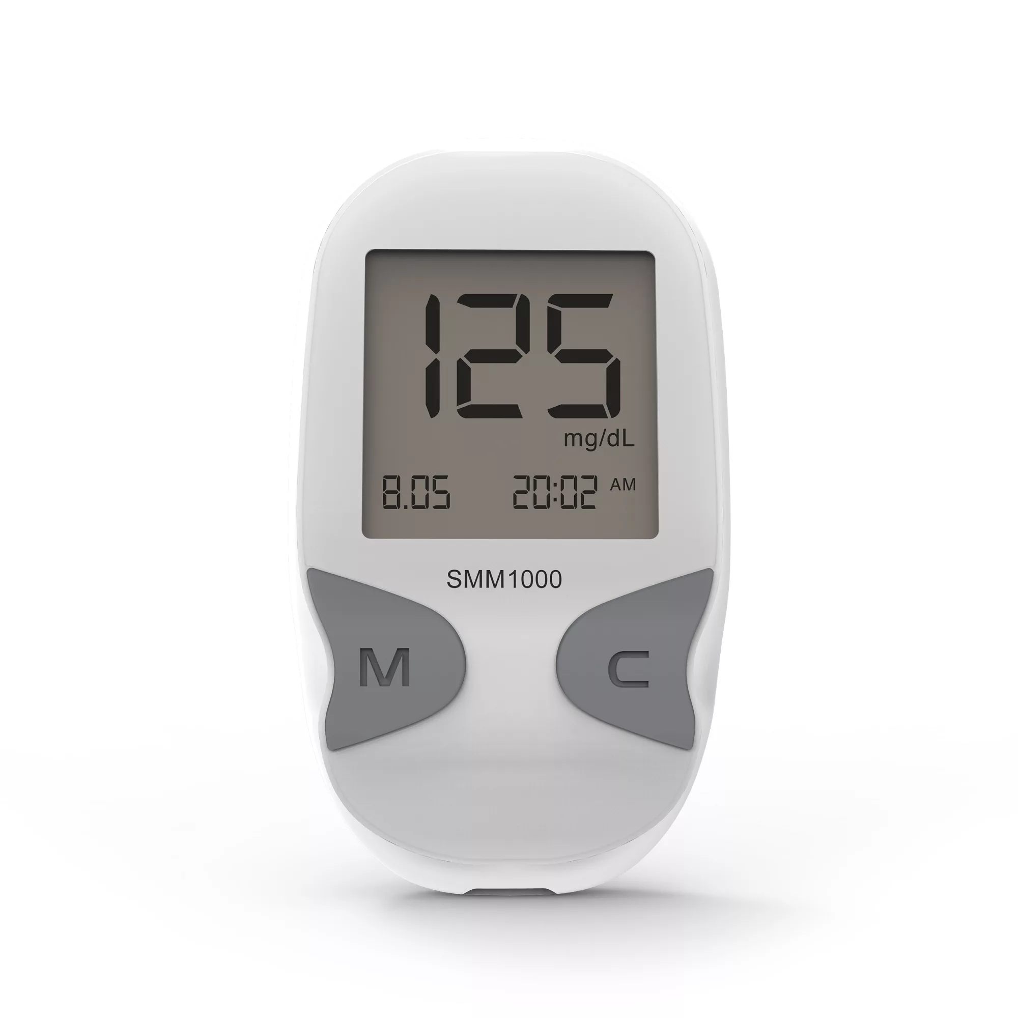 دستگاه تست قند خون دیابان مدل SMM1000 به همراه 4 بسته نوار 50 عددی و 2 بسته 100 عددی سوزن لنست گالا