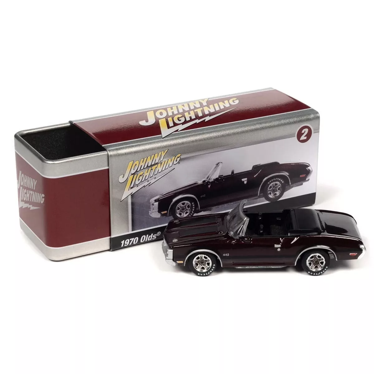 ماکت ماشین مدل OLDS 442 CONVERTIBLE 1970 JOHNNY LIGHTNING