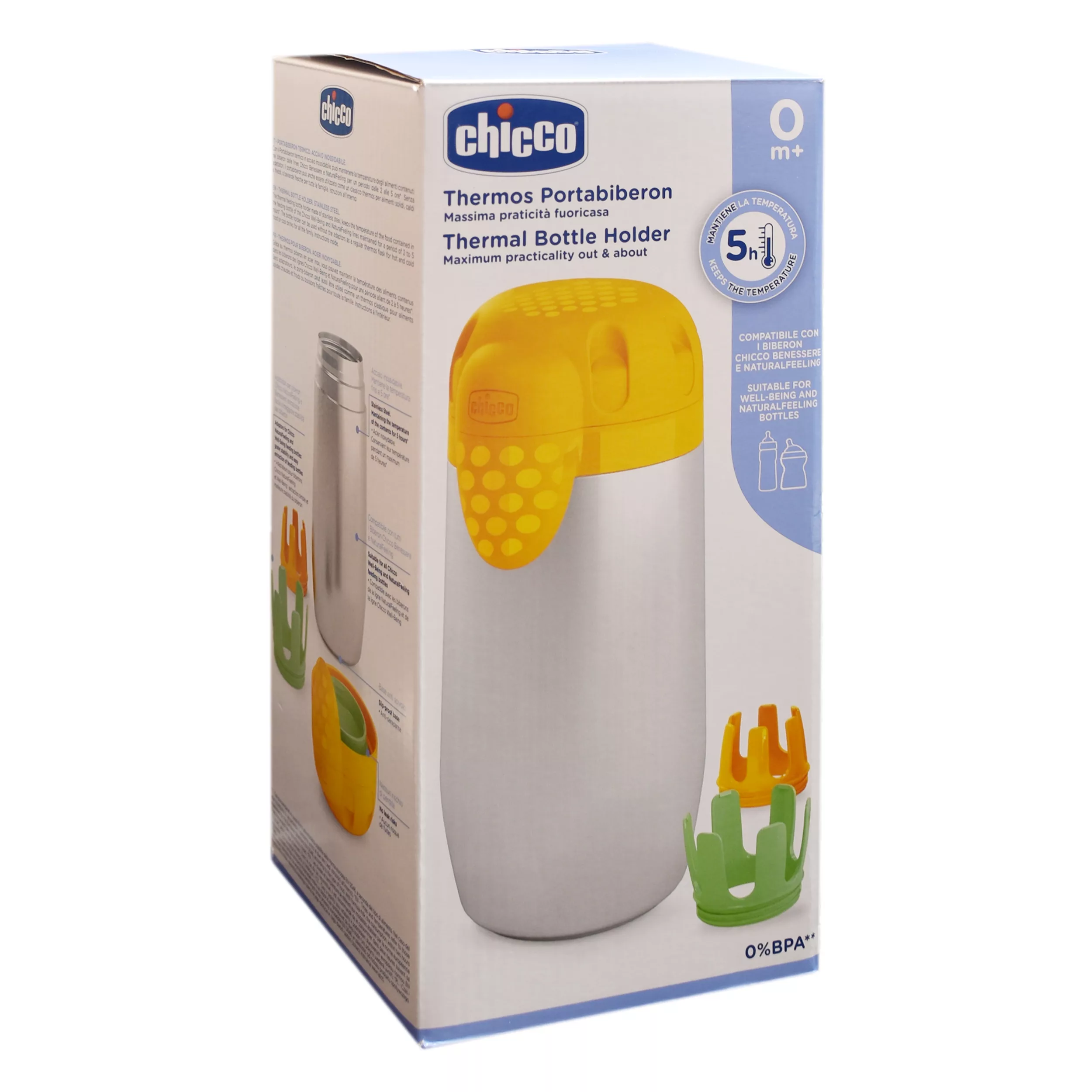 فلاسک گرم کن شیشه شیر چیکو مدل C60180