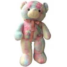 عروسک طرح خرس مدل رنگین کمان ارتفاع 125 سانتی متر