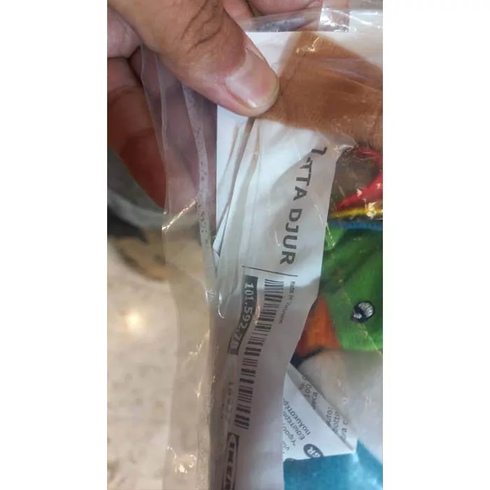 ست هدیه عروسک ایکیا مدل TITTA DJUR بسته 10 عددی