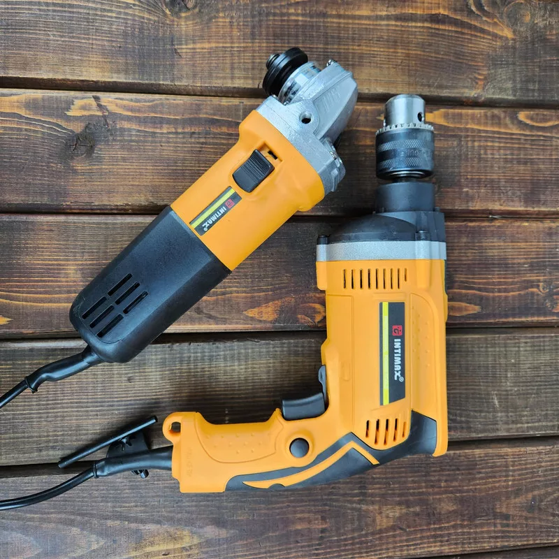 مجموعه دو عددی مینی فرز دریل چکشی اینتیمکث کد ghr255