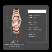 ساعت مچی عقربه ای زنانه اسکمی مدل 1713gold