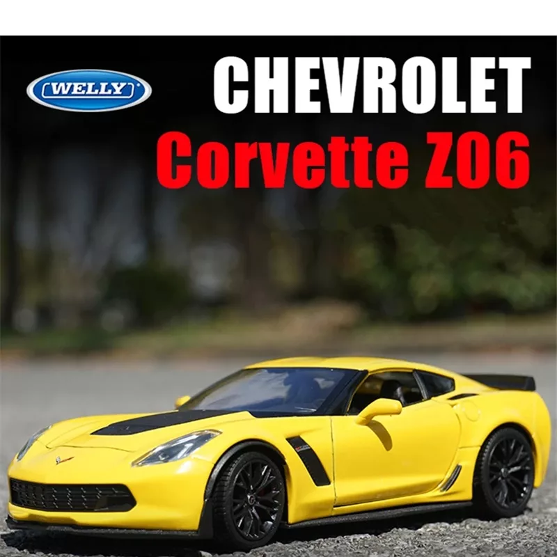 ماکت ماشین ولی مدل 2017 chvrolet corvette z06