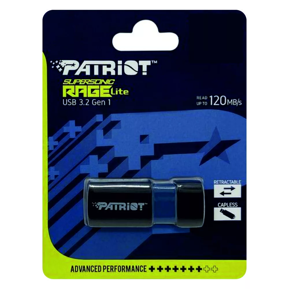 فلش مموری پتریوت مدل Supersonic Rage Lite ظرفیت 128 گیگابایت