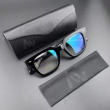 فریم عینک طبی ویفرر آلبرت وگ مدل S31105-C1-1 Acetate مناسب برای صورت گرد و بیضی