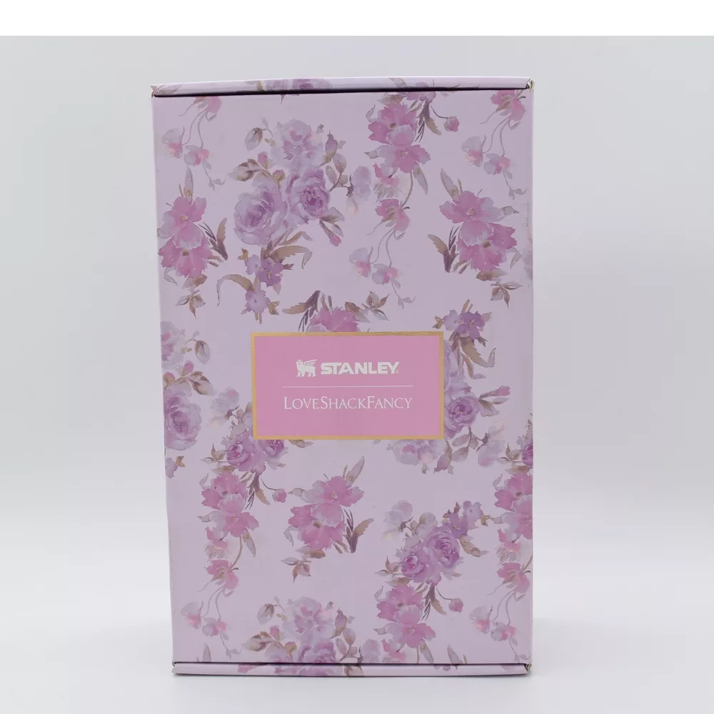 تراول ماگ استنلی مدل LoveShackFancy Holiday Quencher Limited edition گنجایش 1.18 لیتر