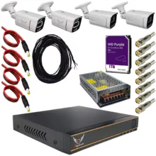 سیستم امنیتی رایمون مدل 5 مگاپیکسل کد Pack-AHD-5M-4C16