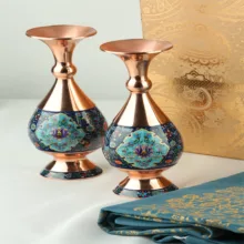 ست هدیه مدل مس و پرداز سیلک کد 002