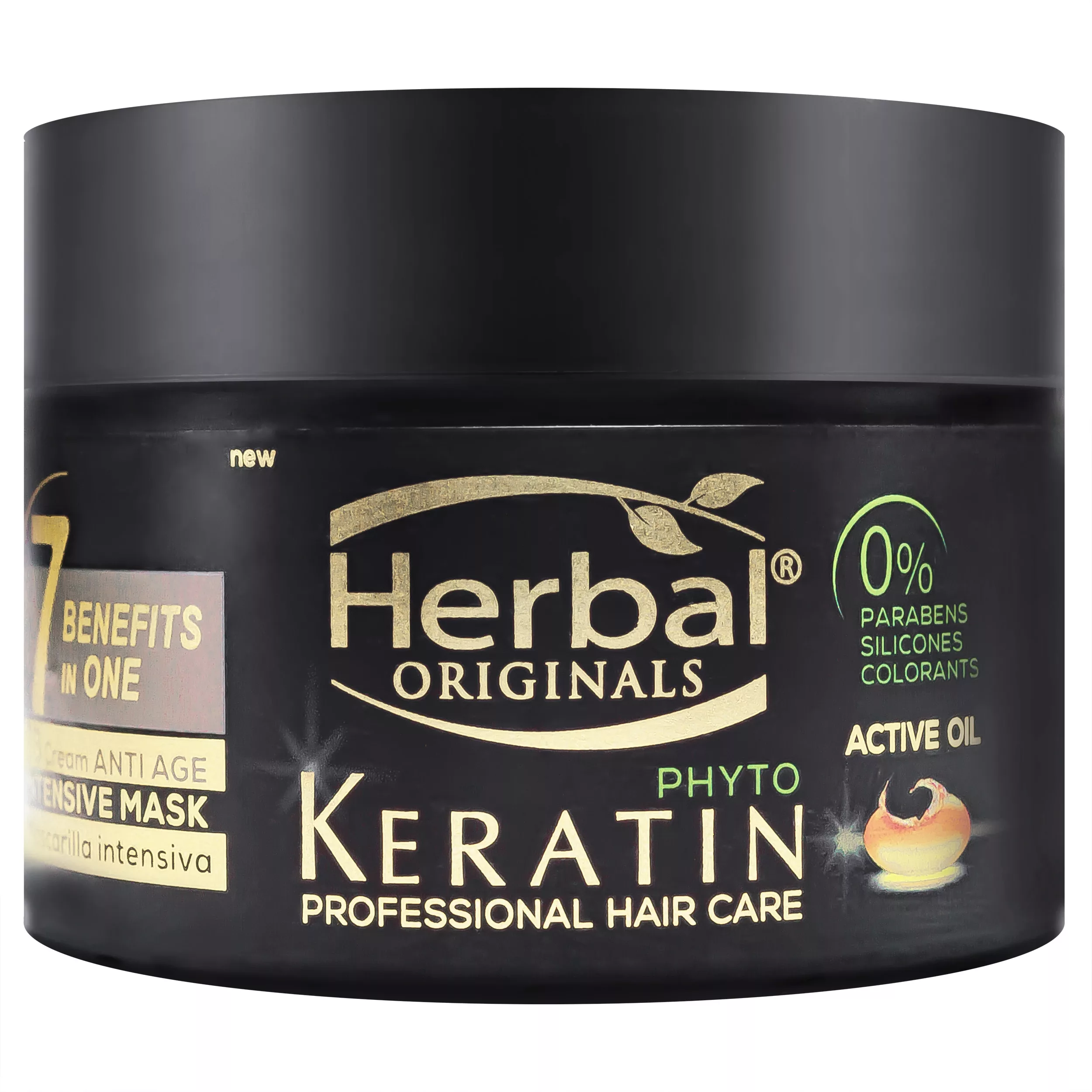 ماسک تغذیه کننده مو هربال مدل 7in1 حجم 300 میلی لیتر