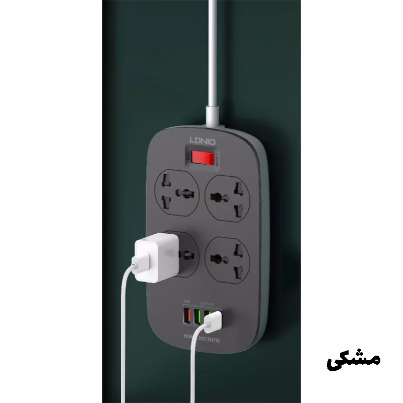 چندراهی برق الدینیو مدل LDNIO SC4407 2m