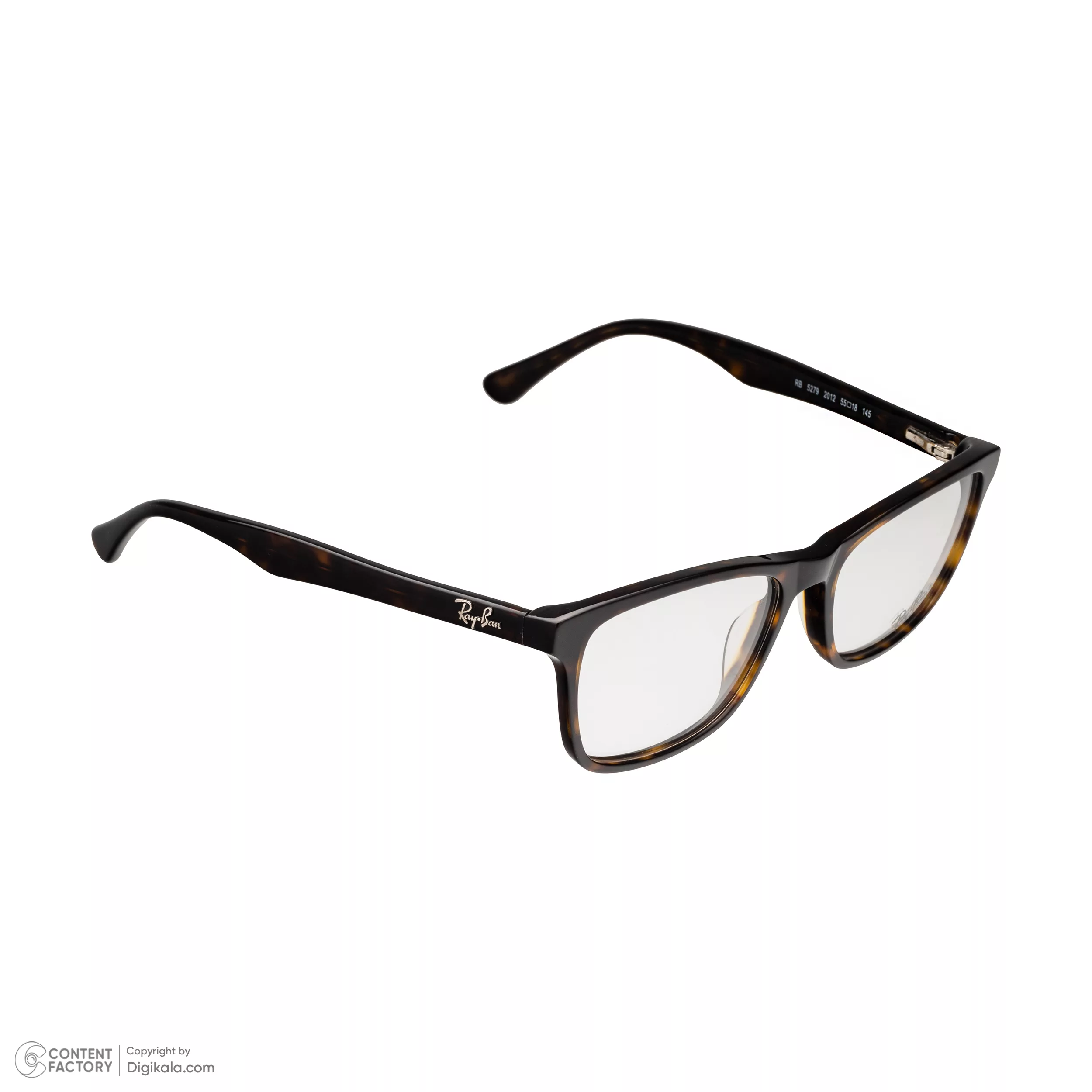 فریم عینک طبی مستطیلی ری بن مدل RB5279F-2012 مناسب برای انواع صورت